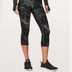 Lululemon Speed Up Crop 21” Radiant Multi Running Leggings 4